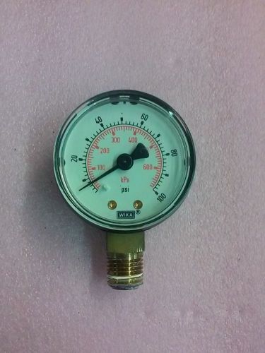 WIKA 100 PSI 600 kPa Pressure Gauge