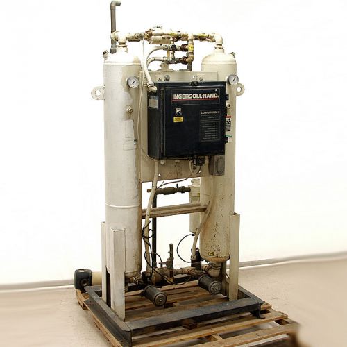 Ingersoll-rand hrd-5cj compressed air dryer heatless dessicant based w/ filter for sale