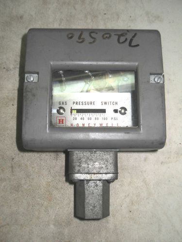 (T1) 1 USED HONEYWELL C647A 1010 1 GAS PRESSURE SWITCH 0-100 PSI