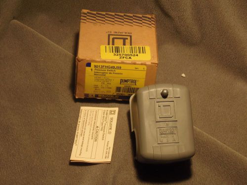 Square d 9013fhg49 pressure switch, dpst, 135/175psi, 1/4&#034;mnpt new free us s/h for sale