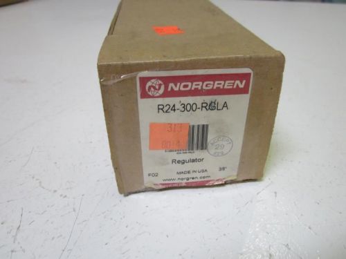 NORGREN R24-300-RGLA REGULATOR 3/8&#034;  *NEW IN A BOX*