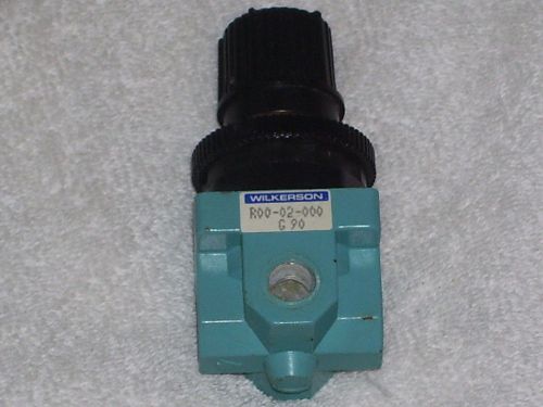 Wilkerson r00-02-000 g90 miniature air regulator w/ locking adjustment, ex cond for sale