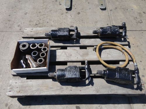 Lot of 4 INGERSOLL RAND Impact Gun 1 1/2in Spline Drive Pneumatic Air Wrench