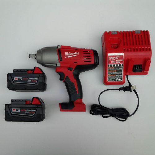 New milwaukee 2663-20 18v 1/2 impact wrench, 2 4.0 ah 48-11-1840 battery,charger for sale