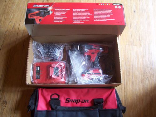 New Snap On CDR7850H 1/2 Chuck Cordless Hammer Drill Set
