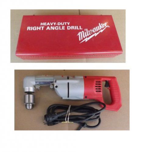 Milwaukee 2-Speed Right Angle Drill 1107-1 w/Case No Reserve
