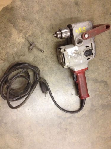 Milwaukee 1/2&#034; Electric Corded Heavy Duty Hole Hawg Right Angle Drill 1675-1 USA
