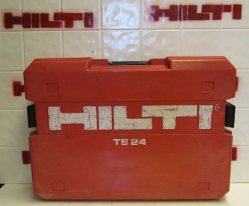 HILTI TE 24 (CASE ONLY), MINT CONDITION, STRONG, ORIGINAL, FAST SHIPPING