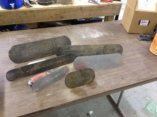 Lot of 6 Rounded Concrete Finishing Tools-Various brands
