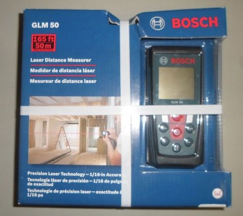Bosch GLM 50 Laser Distance Measurer NEW