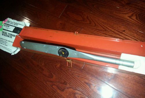 Cdi electric torque wrench dial indicating snap on co. drive vintage original for sale