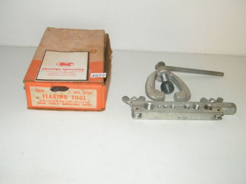 Vintage chicago specialty flaring tool 45° 3/16 - 5/8 for sale