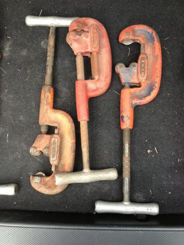 3 Ridgid 2A Heavy Duty Pipe Cutters 1/8&#034;-2&#034; Capacity 32820