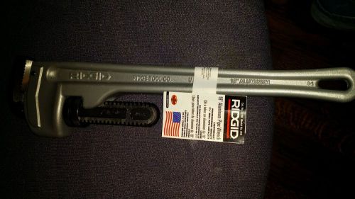 Ridgid 18 Inch Aluminum Straight Pipe Wrench Model 818