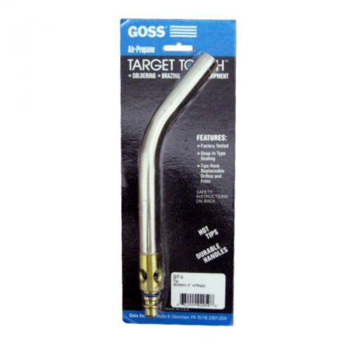 Goss gt-5 air propane target torch tip 4&#034; snap-in for sale