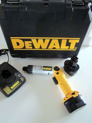 Never used dewalt dw920 7.2 v heavy duty cordless screwdriver w/ case, 2 batty + for sale