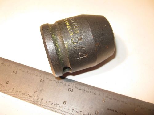 Proto 3/4&#034; drive, 3/4&#034;, standard depth impact socket nos 07512 for sale