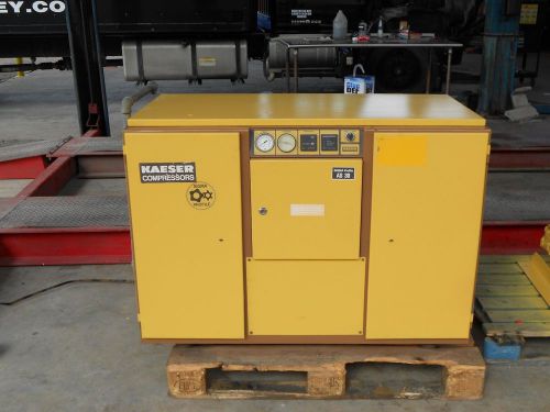 Kaeser as30  rotary 30 hp screw compressor, drier &amp; 400 gal k storage tank for sale