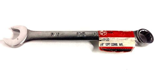 K-d tools 12pt combination forged alloy wrench 5/8&#034; 63120 *made in the usa* kd for sale
