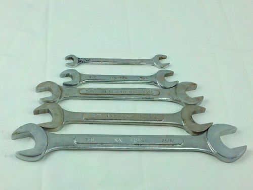 KAL 5pc. Standard Open End Combo Wrench Set 15/16 - 3/8