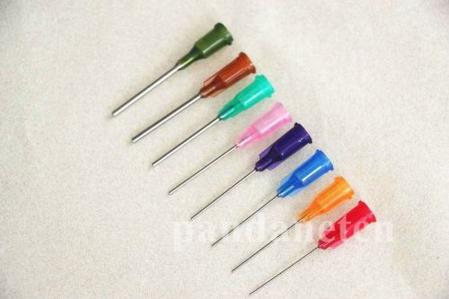 Blunt dispensing needles syringe needle tips 1&#034; 200 pcs 14ga-25ga for sale