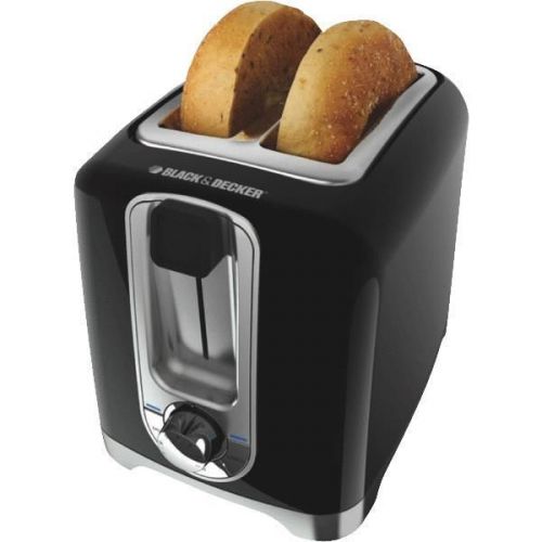Black &amp; decker black 2-slice cool touch toaster-blk 2-slice toaster for sale