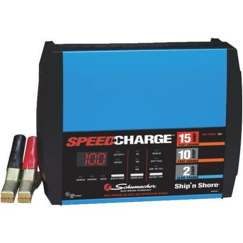 Schumacher speedcharge ship &#039;n shore 12v battery charger-12v battery strt charge for sale