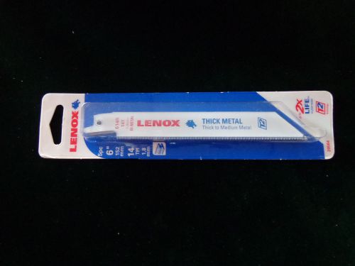 5 pk. Lenox 20564 614R 6&#034; 14-TPI Bi-Metal Reciprocating Blades