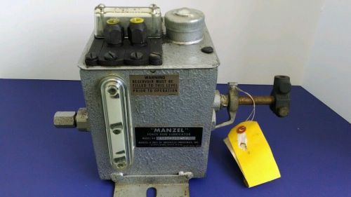 Manzel force feed lubricator a25d511f9l nos unused