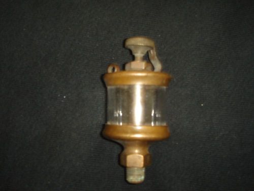 Lunkenheimer brass steam engine oiler pioneer no. 0-glass for sale