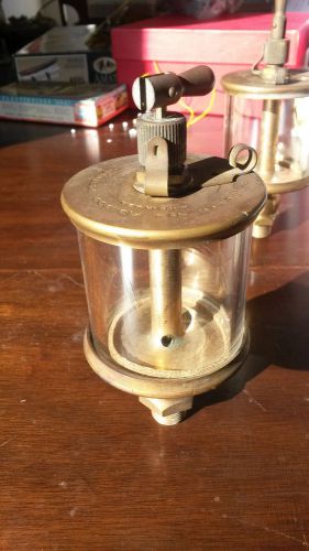 Vintage Lunkenheimer Sentinel No. 4 Brass Oiler Lubricator NOS!