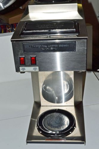 Commercial Coffee Brewer by Mr. Coffee Dual x2 Warmers Stainless MRCTB .