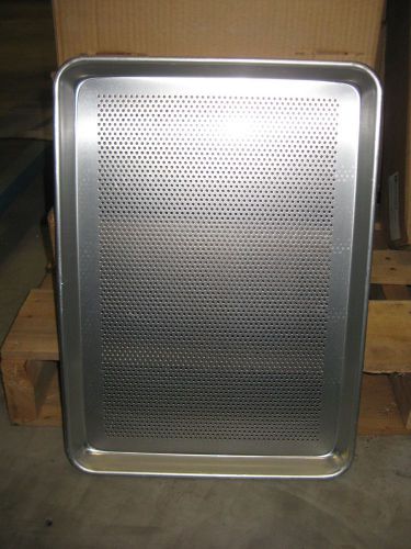 Half size  aluminum 13 x 18&#034; perforated sheet pan-commerical grade for sale