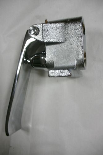 Single self closing knee valve k25-4000 polished chrome for sale