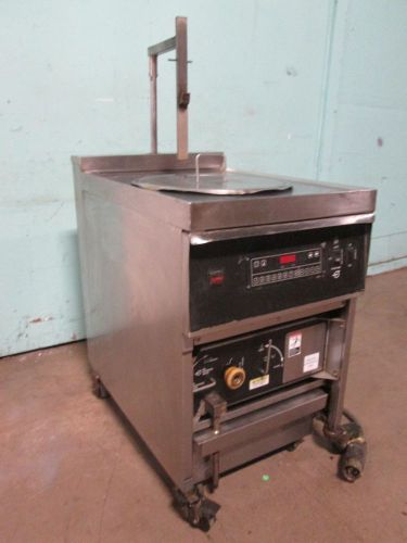 &#034;GILES&#034; 56lbs COMMERCIAL H.D. DIGITAL ELECTRIC FRYER CF-560 w/FILTRATION SYSTEM
