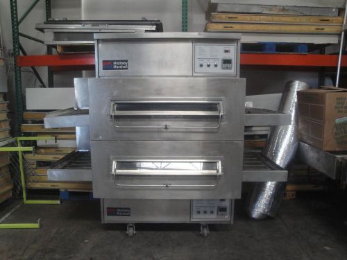 Middleby Marshall PS-360S Double Stack Conveyor Pizza Oven Natural Gas Refurbish