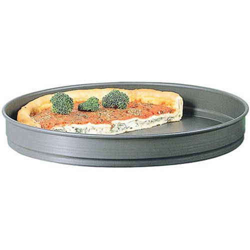 American Metalcraft Self Stacking Straight Sided Pizza Pan, 14&#034; x 2&#034;