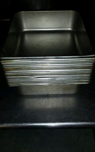 20  stainless steel 12x13x4&#034; commercial pans