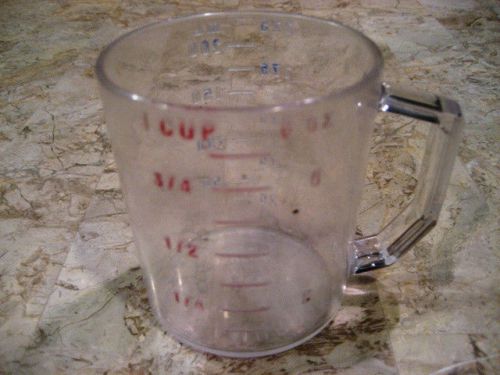 Cambro 25MCCW 1 Cup 225mL Measuring Cup, JUST PAY SHIPPING!