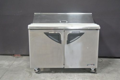 Used turbo air commercial 48&#034; pizza / sandwich prep table for sale