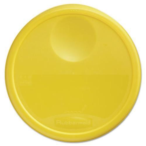 Rubbermaid 5730yel round storage container lids, 13 1/2 dia x 2 3/4h, yellow for sale