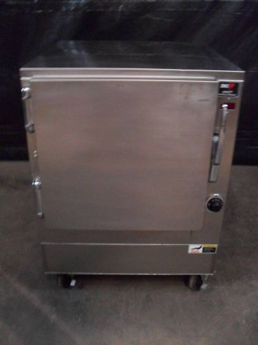BKI HHCT heated holding cabinet half size on casters