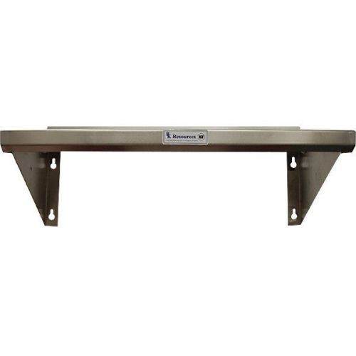 Stainless steel wall shelf – storage shelving 24&#034; x 12” for sale