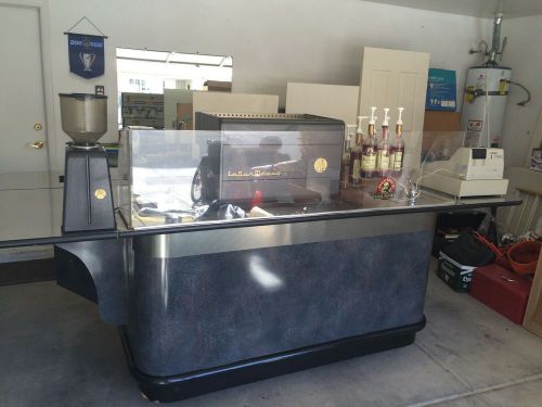 COFFEE CART, STAND OR KIOSK W/ LA SAN MARCO ESPRESSO,CAPPUCCINO MACHINE &amp; EXT.