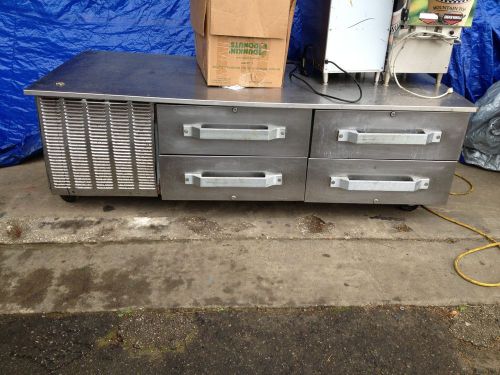 Hobart Stainless Steel Refrigerated Chef Base Lowboy with 4 Drawers