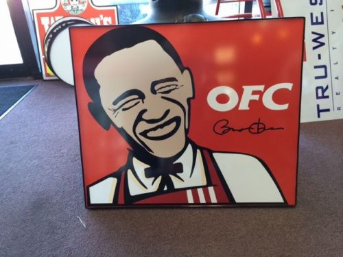 Obama Fried Chicken Sign