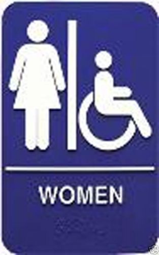 Women Handicap Accessible Sign 6x9