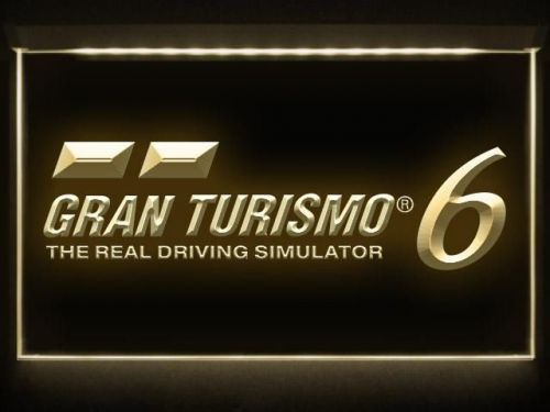TF21 B Gran Turismo 6 Logo Beer Bar Pub LED Light Sign