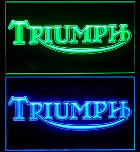 Triumph Motorcycle LED Logo Beer Bar Pub Garage Billiards Club Neon Light Sign