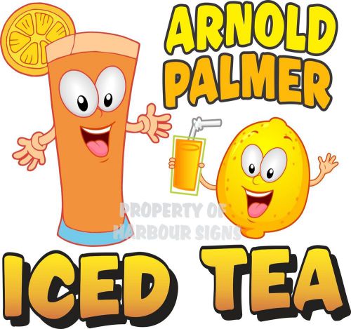 Arnold Palmer Iced Tea Concession Decal 24&#034; Drinks Beverages Food Truck Vinyl